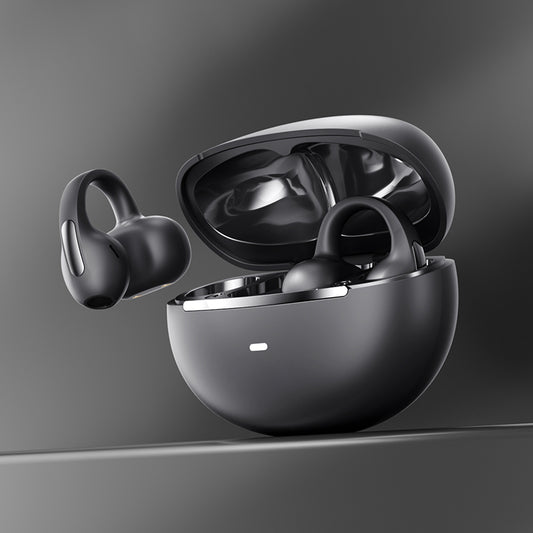 MOTMEX Openear earbuds earclip sports LED light display black