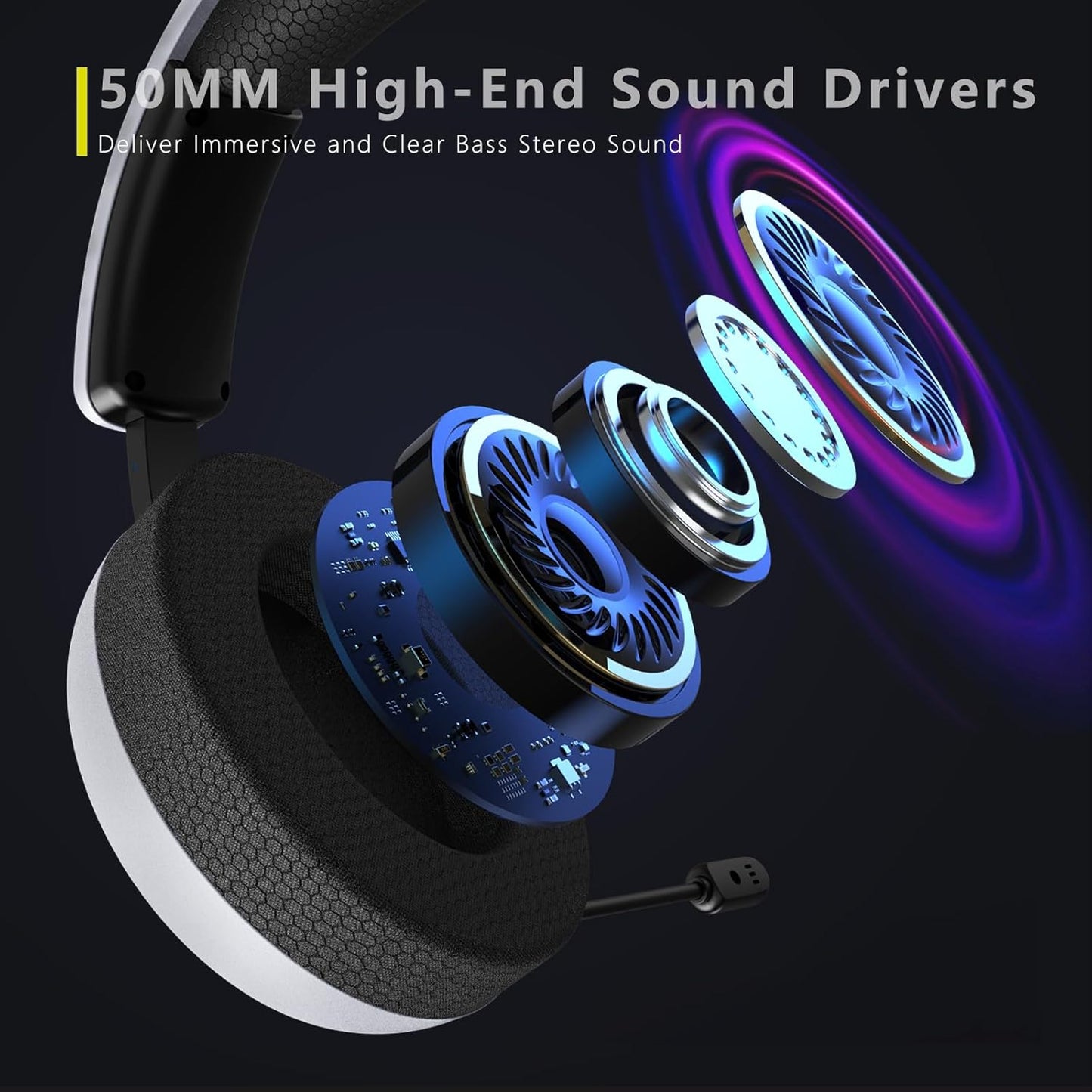 MOTMEX BL500 Gaming headset wireless