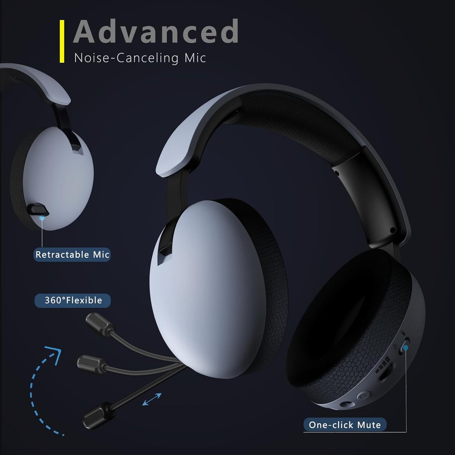 MOTMEX BL500 Gaming headset wireless