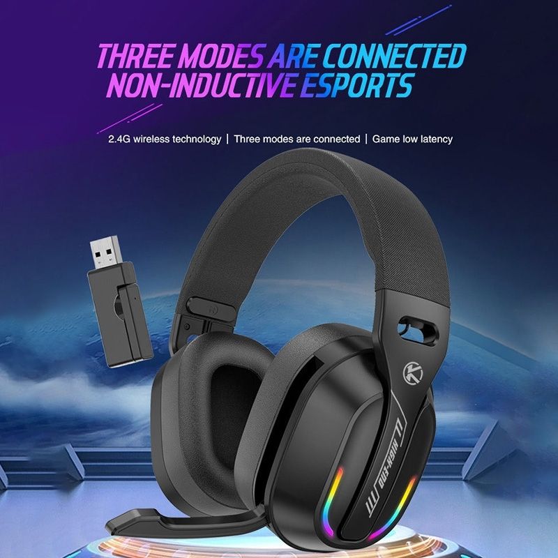 MOTMEX GT100 Gaming Headset Wireless Trimode