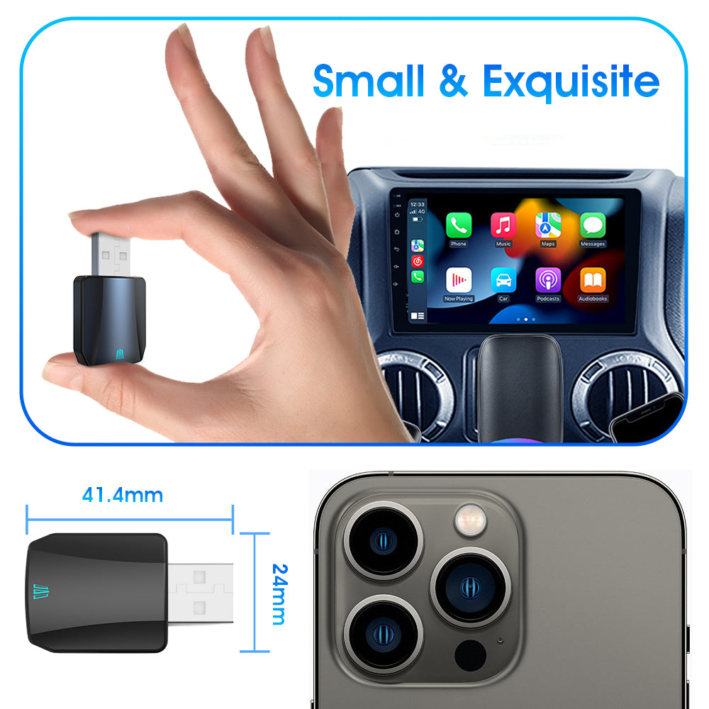 MOTMEX Carplay for Android and Apple Carplay Wireless High Speed Connect
