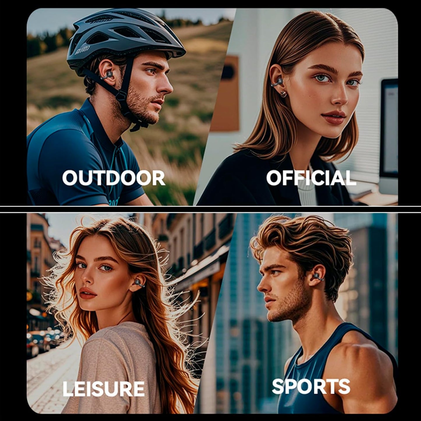 MOTMEX Openear Ear Clip Sports Long Battery